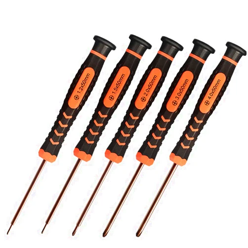 TECKMAN Small Phillips Screwdriver Set,TECKMAN 5 Piece Repair Tools Kit for Steam Deck with 1.2mm,1.5mm,2.0mm,3.0mm,4.0mm The Most Commonly Used Phillips Screwdrivers