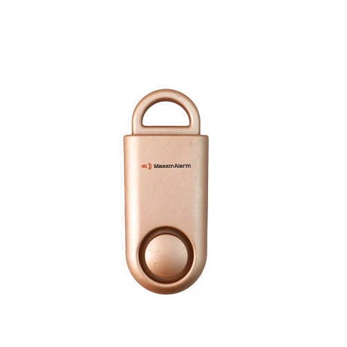 MaxxmAlarm 130dB Personal Alarm, Safety & Security Emergency Device, Compact Self Defense Alarm for Women, Kids, and Elderly (Matte Rose Gold)