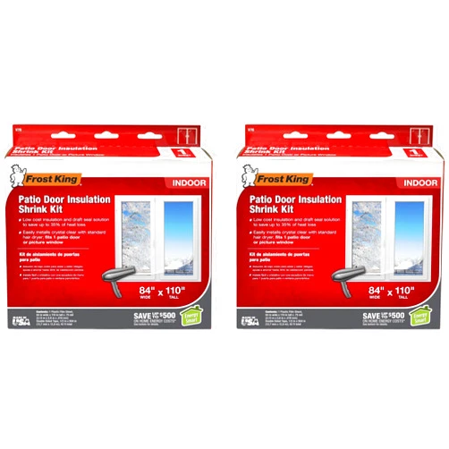 Frost King V76H Shrink Window Kit 84-Inch by 110-Inch, Clear