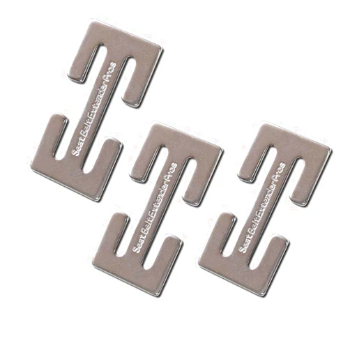 SEAT BELT EXTENDER PROS Car Seat Locking Clip [3Pack] - Best Value!