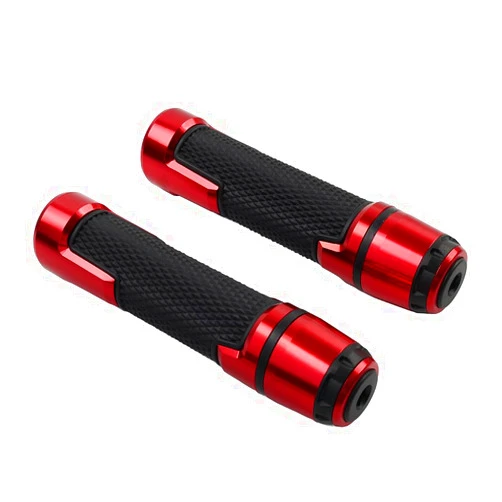 Three T Cnnono8 22MM 7/8 Handlebar Grips Brake Clutch Levers 1 Pair For Honda For Harley For Yamaha For Suzuki Aluminum,Rubber Red