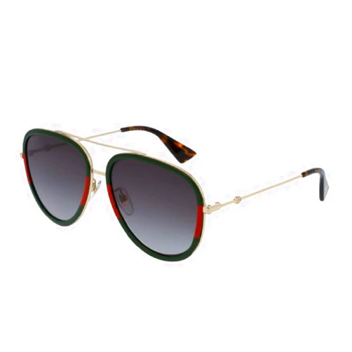 Gucci GG0062S Aviator Sunglasses For Men + BUNDLE with Designer iWear Eyewear Care Kit