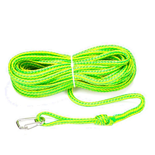 MOOCY Kayak Tow Rope with Clip, Boat Dock Line with 316 Stainless Steel Hook – Heavy Duty Marine Rope for Ski, Tube, PWC, Pontoon & Kayak Docking