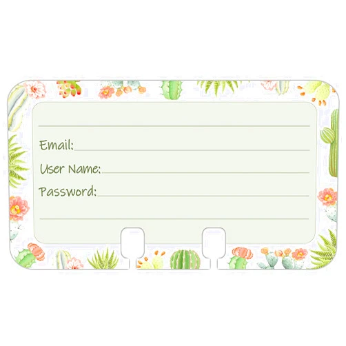 Fileyeye 2 1/4'' x 4'' Rotary File Card Refills for Rolodex (B-Card)