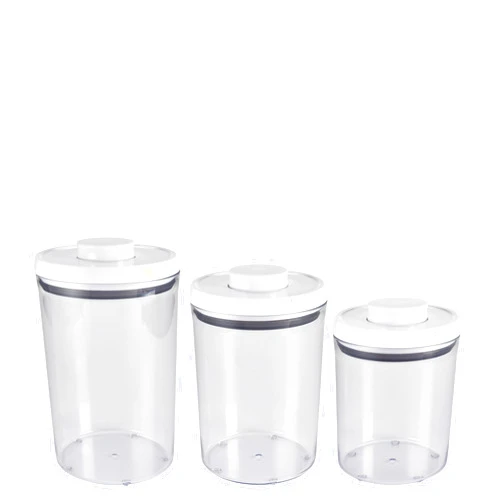 OXO Good Grips 3-Piece Airtight POP Round Canister Set