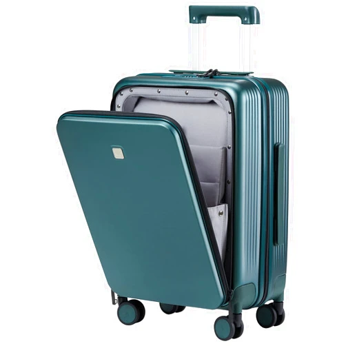 Hanke Grace Suitcases with Wheels Hardshell Carry On Luggage Airline Approved, 20 Inch Travel Suitcase Lightweight Tsa Luggage for Short Business Trips, Blackish Green.