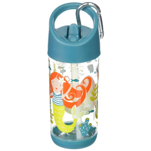 SugarBooger Flip & Sip Clear Tritan Cup, Mermaid