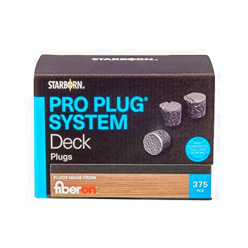 Starborn Industries Starborn Pro Plugs for Fiberon Graphite Decking - 375 Count