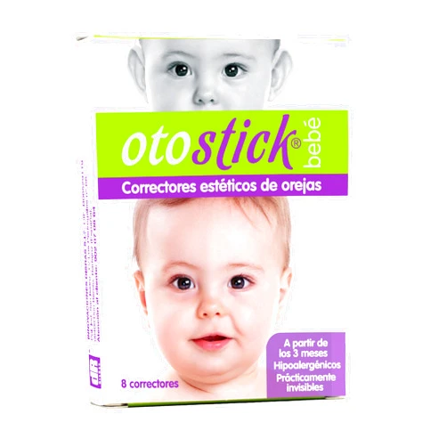 Otostick Baby, Aesthetic Correctors for Prominent Ears, Contains 8 Correctors and 1 Cap, 3+ Months