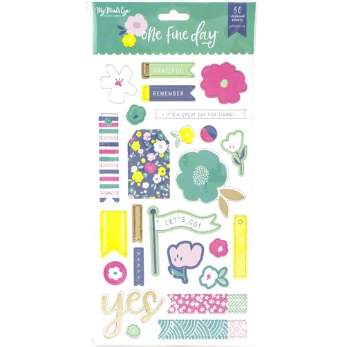 My Mind's Eye MY MINDS EYE, INC. ONE FINE DAY CHIPBRD ELEMENTS, us:one size
