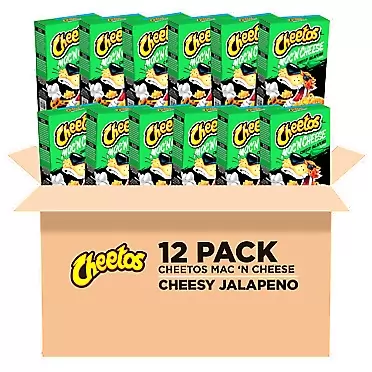 Cheetos Mac & Cheese Cheesy Jalapeno 5.7oz Boxes (Pack of 12) 12ct Cheetos Mac & Cheese Jalapeno