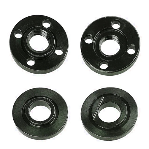 Softfree Set of 4 Grinder Flange Replacement Parts 5/8-11 Grinder Nuts, Angle Grinder Attachments Compatible with Dewalt Milwaukee Ryobi Makita