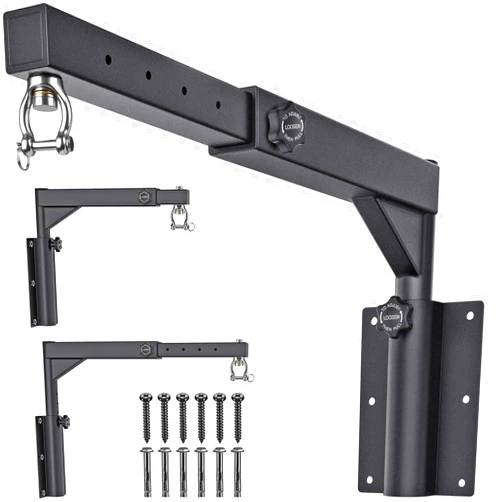 BeneLabel Wall Mount Heavy Bag Hanger, Heavy Duty Punching Bag Stand, Boxing Bag Bracket for Home Gym Indoor Outdoor, 800 LB Capacity