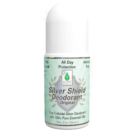 Silver Botanicals Silver Shield Deodorant - Original Formula - Roll-on, 2 oz.