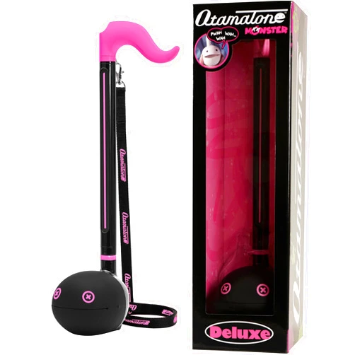 Otamatone Deluxe Electronic Musical Instrument for Adults Portable Synthesizer Digital Electric Music from Japan by Maywa Denki Cool Stuff Gifts, Monster (Pink) [English Manual]
