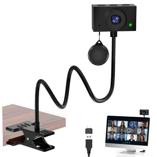 Majiphi Webcam for PC, 1080P Streaming Camera, Web Camera for Desktop Computer/Laptop Webcam with Microphone, Plug and Play USB Web cam with Bracket, Manual Focus, for Live Streaming, Video Calls, Meetings