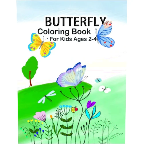 By Artie Wukong (Author) Butterfly Cloring Book for kids: 50 completely unique butterfly coloring pages simple and easy activity book for young children, Ages 2-4