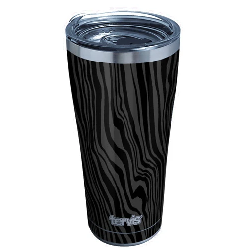 Tervis Midnight Tiger Triple Walled Insulated Tumbler Travel Cup Keeps Drinks Cold & Hot, 20oz Legacy, Stainless Steel