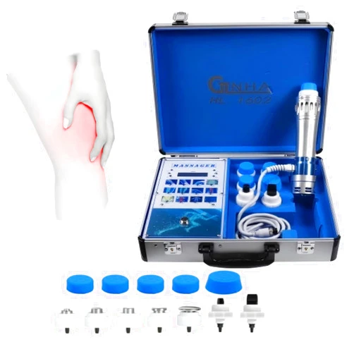 Generic Extracorporeal Shockwave Therapy Machine, Electric Shock Wave Device for Skeletal,Tendon Treatment, Muscle Pain Relief Massager, Focused Shockwave Machine for Relieve Exercise Pain Back, Elbow