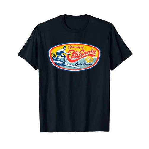 Surf Riders Vintage Surf and Vacation T-Shirt Vintage Retro Surf Style UCSB T-Shirt T-Shirt
