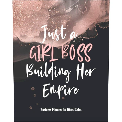 Neko Coco Journals Business Planner for Direct Sales: Weekly Business Planner and Organizer for Network Marketing, MLM and Direct Selling, Undated (Just a Girl Boss Building Her Empire - Rose Gold & Black)