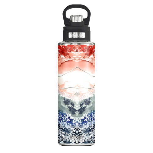 Tervis Kelly Ventura Drift Triple Walled Insulated Tumbler Travel Cup Keeps Drinks Cold, 40oz Wide Mouth Bottle, Stainless Steel