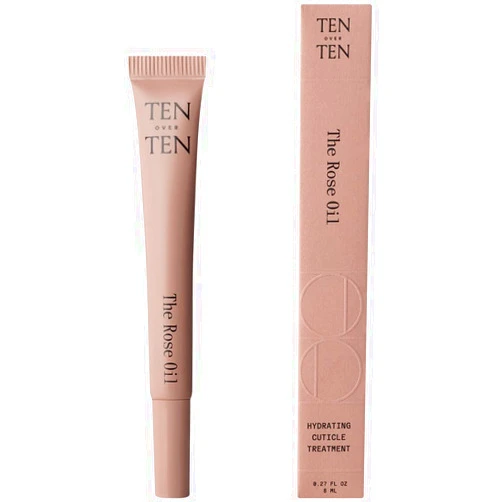 Tenoverten - The Rose Oil Cuticle Treatment | Clean, Natural, Non-Toxic Nail Care (0.27 fl oz | 8 mL)