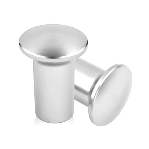 SSNNUU 2PCS Car Drift Button Knob Compatible with Toyota GT86/BRZ/FRS,Aluminum Alloy Handbrake Cover for Replacing Damaged Car Accessories,Universal Emergency Brake Cover Turn Knob (Silver)