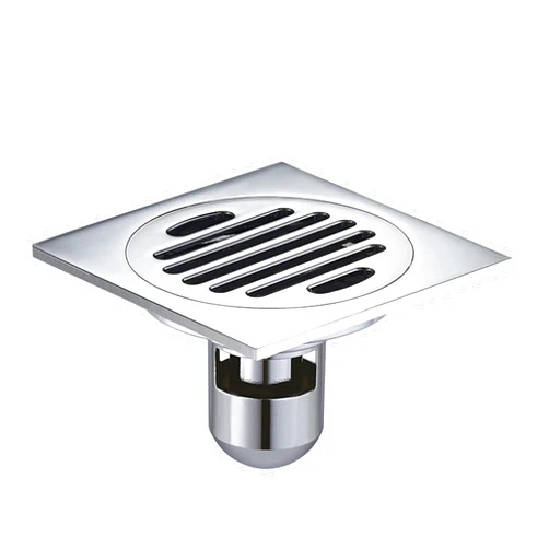 UWEREBFM Floor Drain Square Shower Drain,Brass Shower Floor Drain Deodorant Antique Shower Floor Drain with Removable Cover,Hair Strainer,1010Cm,Green Bronze