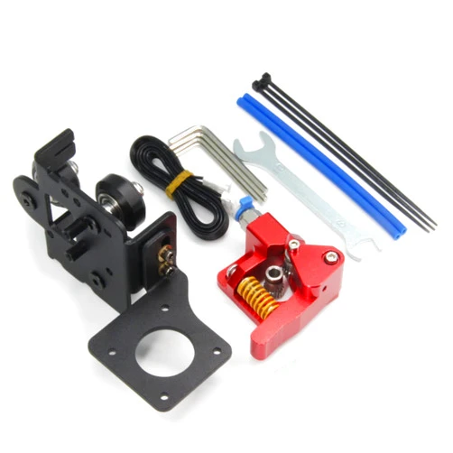 Zeberoxyz Ender 3 Neo 3D Printer Upgrade Direct Drive Plate with 3pcs Pulleys with Dual Gear Extruder Kit Only for Ender 3 Neo, Ender 3 Max Neo (Plate+Dual Extruder Kit)