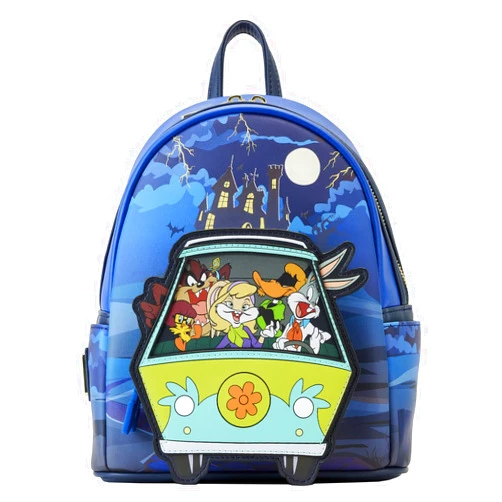 Loungefly Warner Brothers 100th Anniversary Looney Tunes Scooby Mash Up Mini Backpack
