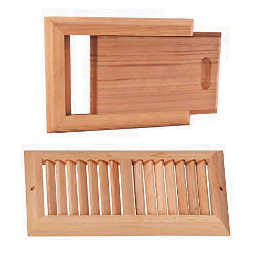 The Sauna Place Cedar Sauna Air Ventilation Set for Saunas. Includes Cedar Grill and Adjustable Vent - Sauna Accessories