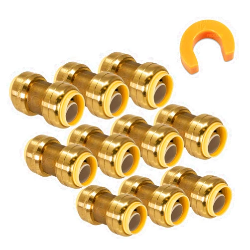 PROCURU [11-Pack] PROCURU 1/2-Inch PushFit Combo Kit - 1/2