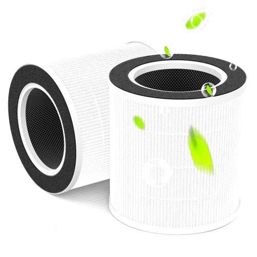 Isinlive VK-6067B Filter Replacement Fit For HOKEKI VK-6067B Air Purifier and For Vremi Air Purifier, 3-Stage Filtration With H13 and Activated Carbon Filter