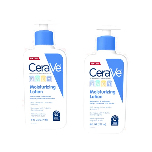 CeraVe Baby Moisturizing Lotion, 8 oz (Pack of 2)