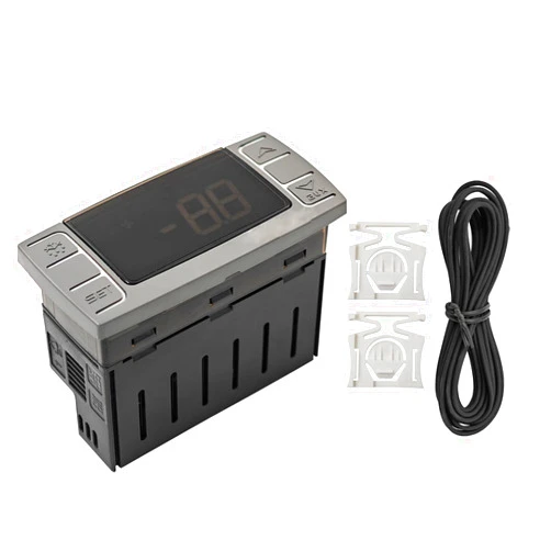 Lapvier XR02CX-4N1F1 Refrigerator Digital Thermostat Controller Replacement for Dixell Commercial Refrigerators/Freezer 120V 50-60hz, Temperature Control with Temperature Sensor Probes for Heating Appliances
