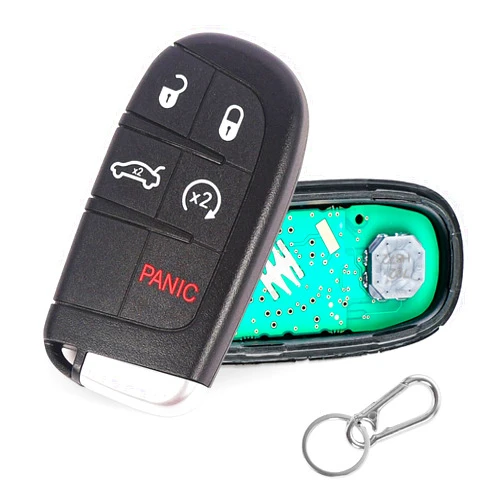 TXROMTZ Key Fob Replacement Compatible with 2011-2018 Chrysler 300 Dodge Charger 2015-2018 Challenger 2014-2016 Dart Smart Key Fob Remote Control Replaces M3N-40821302 433MHz 68155687AB 5 Buttons