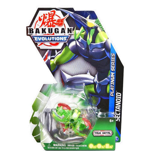 Bakugan Evolutions 2022 Platinum Series Die-cast Ventus Sectanoid