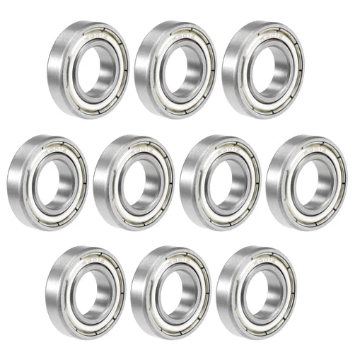 uxcell 6901ZZ Deep Groove Ball Bearing 12x24x6mm Double Shielded Chrome Steel Bearings 10-Pack