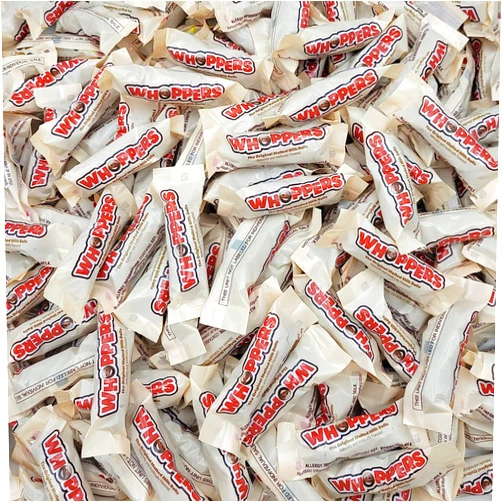 Sweetsome Whoppers Malted Milk Chocolate Candy Balls -195 Pieces (3 Pounds) - Bulk Pack of Individually Wrapped Snack Size Delights