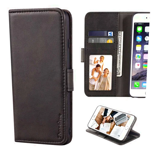 Shantime Tecno Spark 7 Case, Leather Wallet Case with Cash & Card Slots Soft TPU Back Cover Magnet Flip Case for Tecno Spark 7