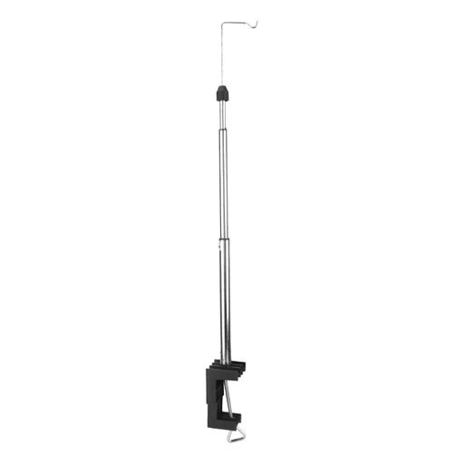Naroote Drill Press Clamp Rotary Tool Round Grinder Telescopic Hanging Stand Holder with Table Clamp 360 Degree Swive, Flex Shaft Hanger Stand Tool for Household Instustrial Outdoor