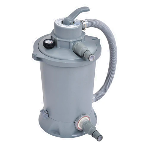 JLeisure Avenli 290729US Clean Plus Corrosion Proof 800 GPH Sand Filter Pump with Pressure Gauge for Swimming Pools, Hot Tubs, and Spas, Gray