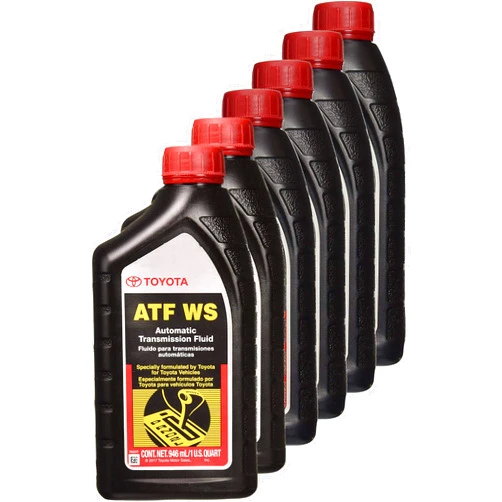 Toyota 00289-ATFWS Automatic Transmission Fluid, 192 Ounces, 6 Pack