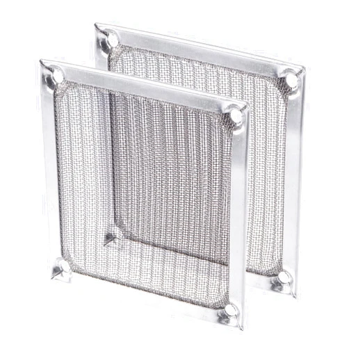 MECCANIXITY 80mm Computer Fan Filter Grills Stainless Steel Mesh Dustproof Case Cover for Computers, Pack of 2