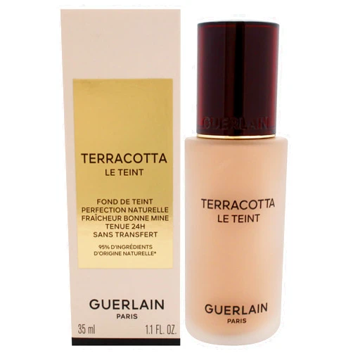 Guerlain Terracotta Le Teint 24H Wear No-Transfer Foundation - 3.5N Neutral by Guerlain for Women - 1.1 oz Foundation