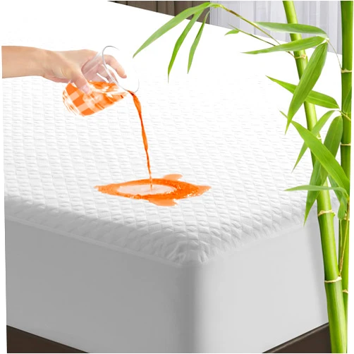 RISAR Cal King Size Bed Waterproof Mattress Protector - Cooling Water Proof Mattress Cover for Kids, Breathable Mattress Pad Cover Washable, Wetting, 8''-21'' Extra Deep Pocket
