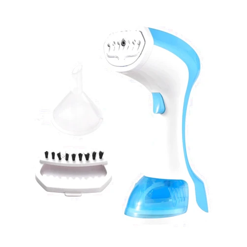 YIORYO Portable Handheld Garment and Fabric Steamer 1200 Watts, Quick Heat Stainless Steel Plate Steam Nozzle, 2 in 1 Fabric Wrinkle Remover and Clothing Iron(Blue)