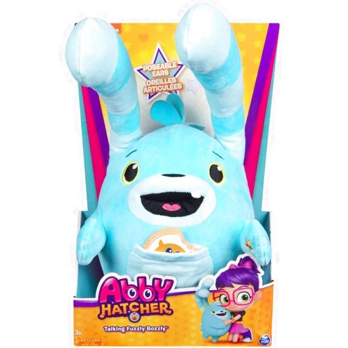 Abby Hatcher, Talking Fuzzly Bozzly Plush with 10+ Phrases, 14.5 inches