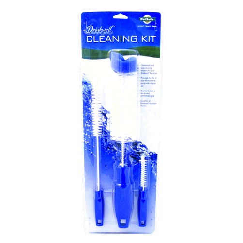 PetSafe Drinkwell Pet Fountain Cleaning Kit, 3 Brushes, Works with All PetSafe Cat and Dog Water Dispensers, Convenient and Easy to Use, Durable, Rust-Resistant Material